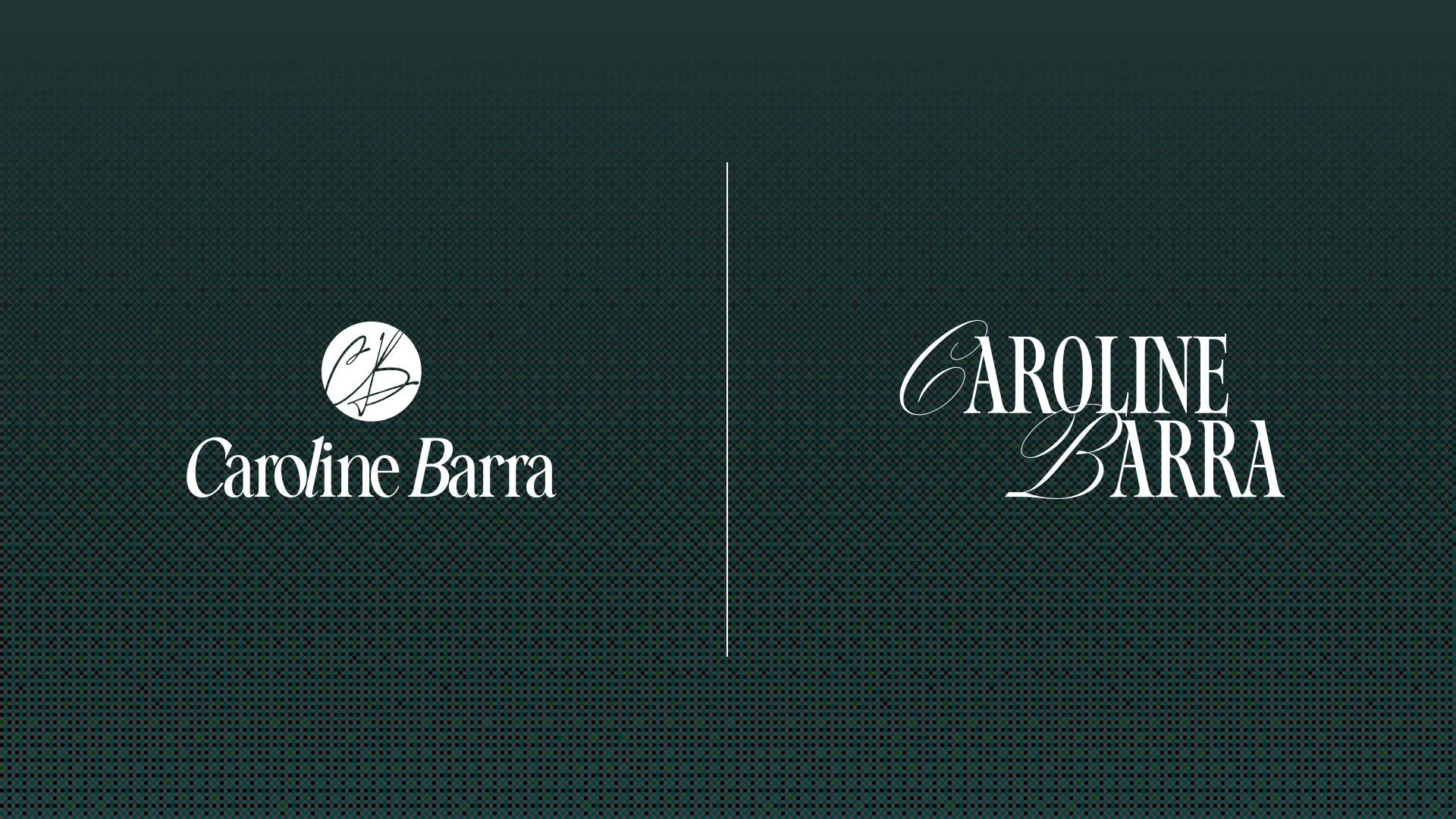Caroline Barra - Redesign de Logotipo e Identidade Visual Antes e Depois
