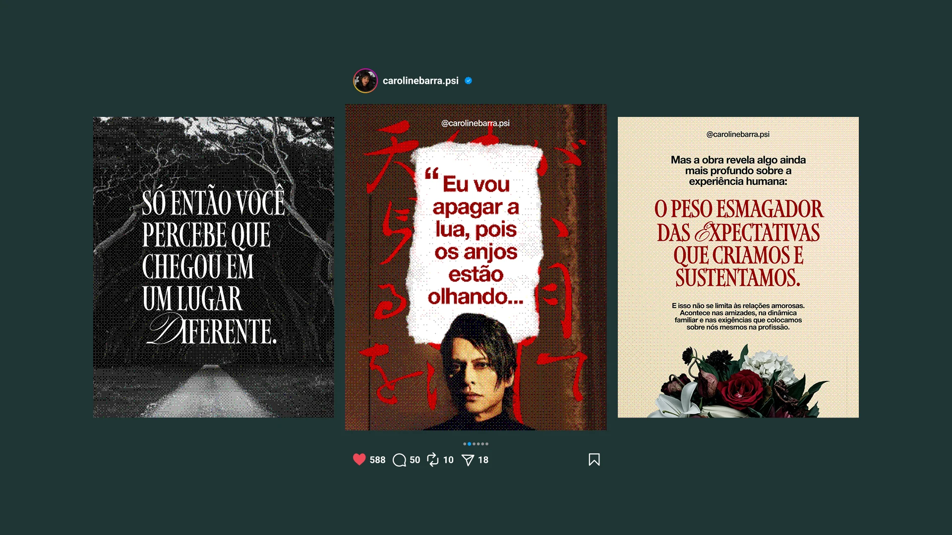 Caroline Barra - Conteúdo para Redes Sociais e Post Carrossel